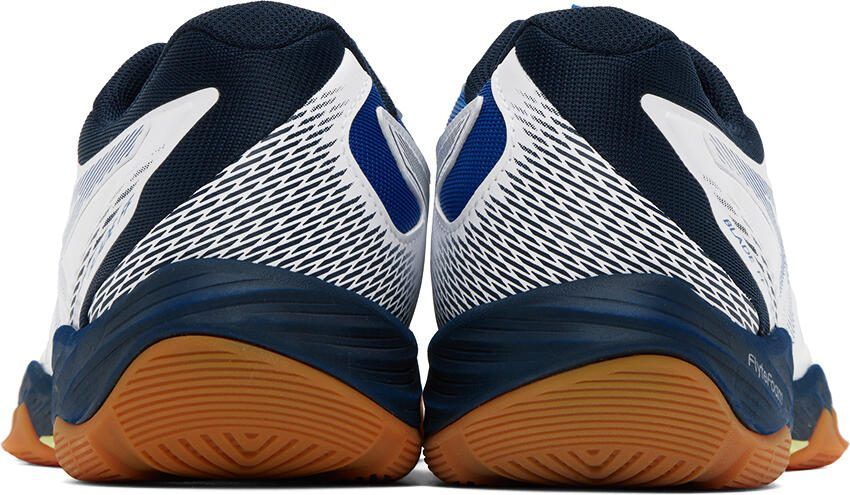 Asics White  Blue Blade FF Sneakers