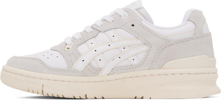Asics White  Taupe EX89 Sneakers - Picture 3