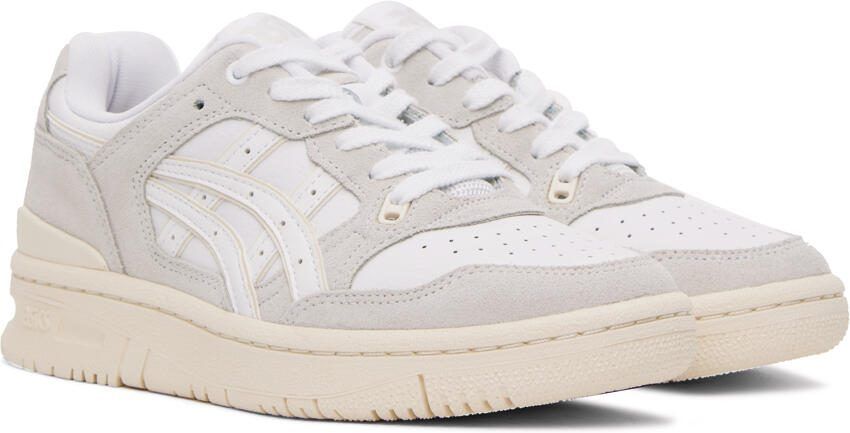 Asics White  Taupe EX89 Sneakers - Picture 2