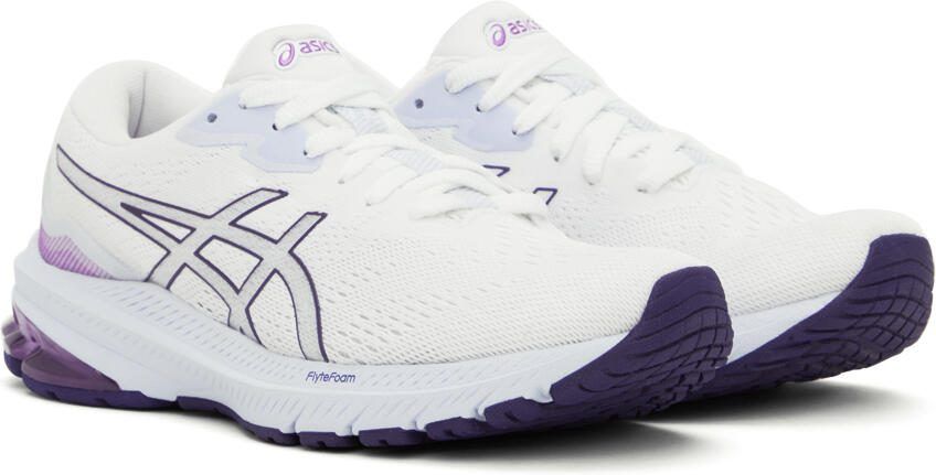 Asics White GT-1000 11 Sneakers - Picture 2