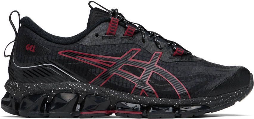 Asics Black  Burgundy GEL-QUANTUM 360 VII Sneakers - Picture 5