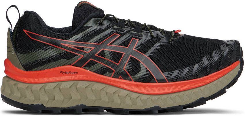 Asics Black  Orange Trabuco Max Sneakers - Picture 5