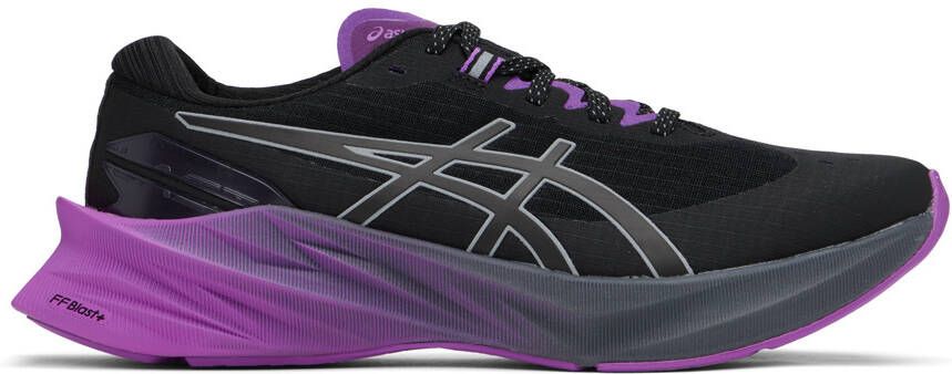 Asics Black  Purple NOVABLAST 3 LITE-SHOW Sneakers - Picture 3
