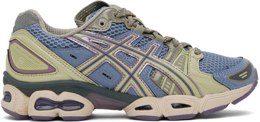 Asics Blue  Green UB3-S Gel-Nimbus 9 Sneakers - Picture 5