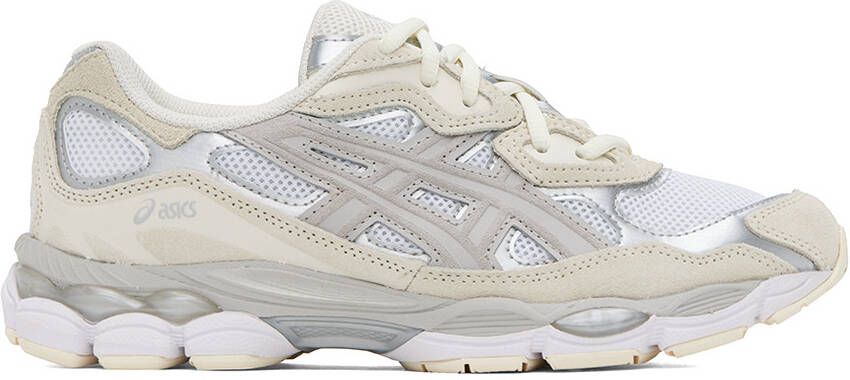 Asics Gray  Beige Gel-NYC Sneakers - Picture 5