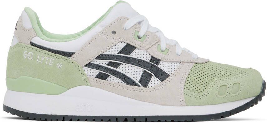 Asics Green  Off-White GEL-LYTE III OG Sneakers - Picture 5