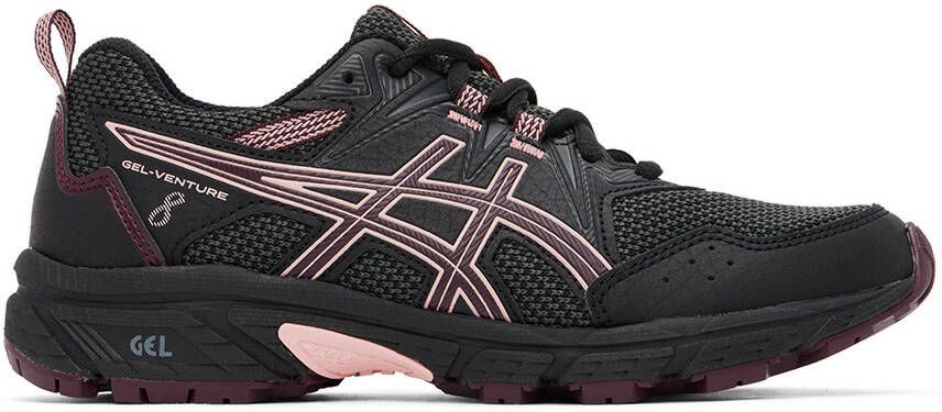 Asics Kids Black  Pink Gel-Venture 8 Big Kids Sneakers - Picture 5