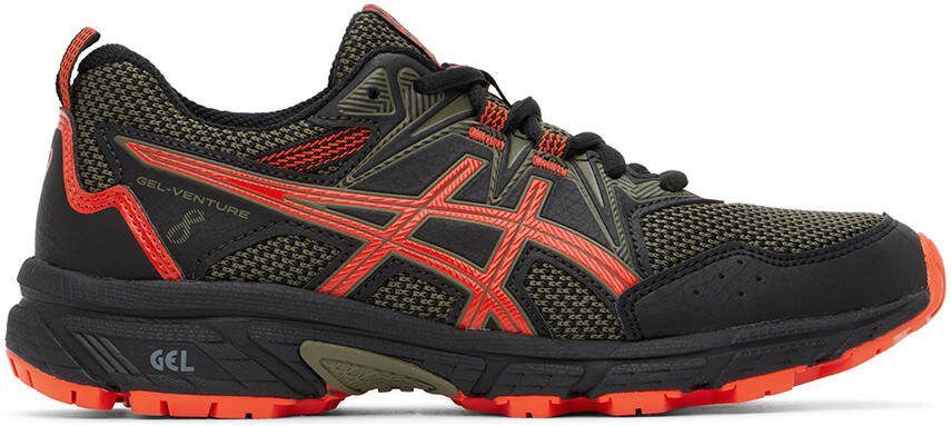 Asics Kids Black  Red Gel-Venture 8 Big Kids Sneakers - Picture 5