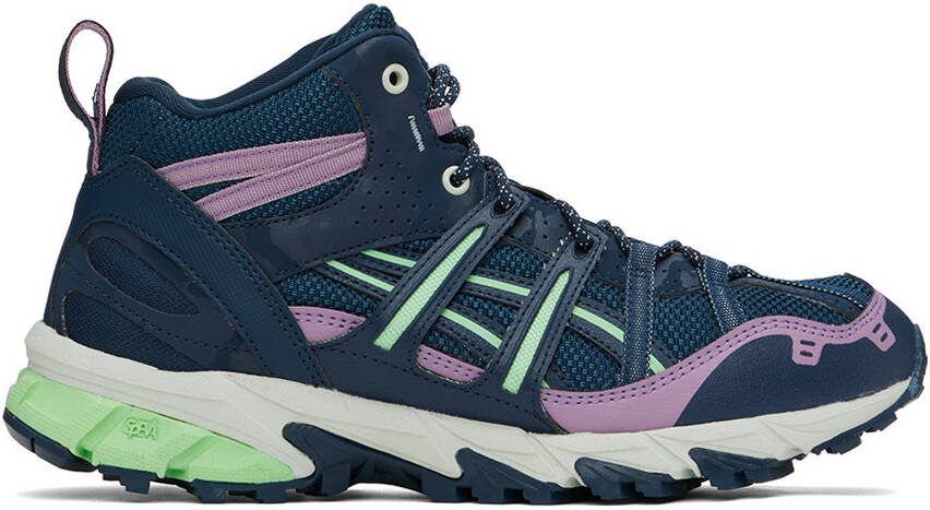 Asics Navy  Purple GEL-SONOMA 15-50 MT Sneakers - Picture 5