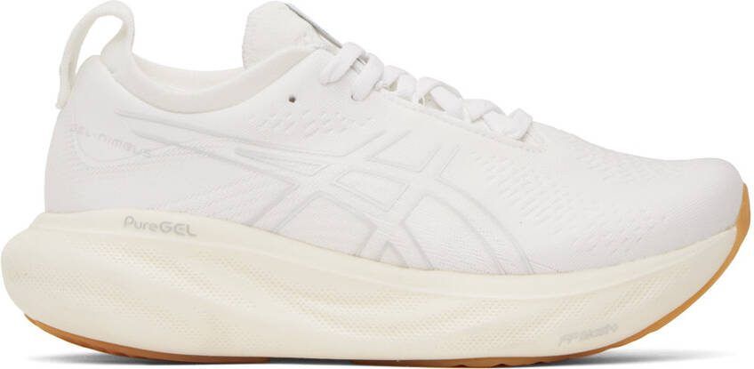 Asics White Gel-Nimbus 25 Sneakers - Picture 5