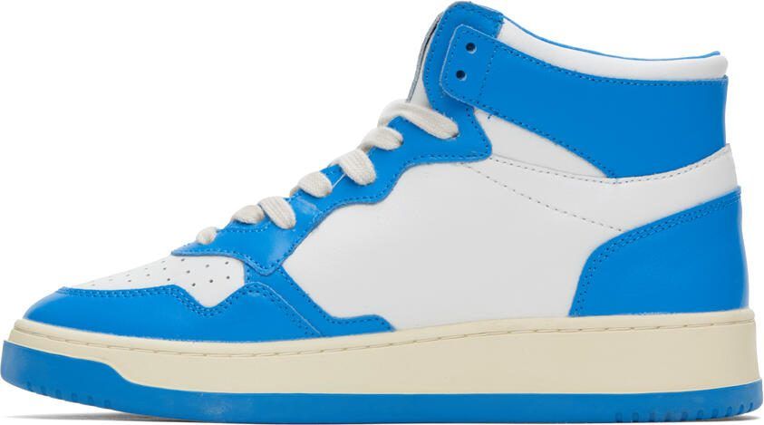 AUTRY Blue  White Medalist Sneakers - Picture 3