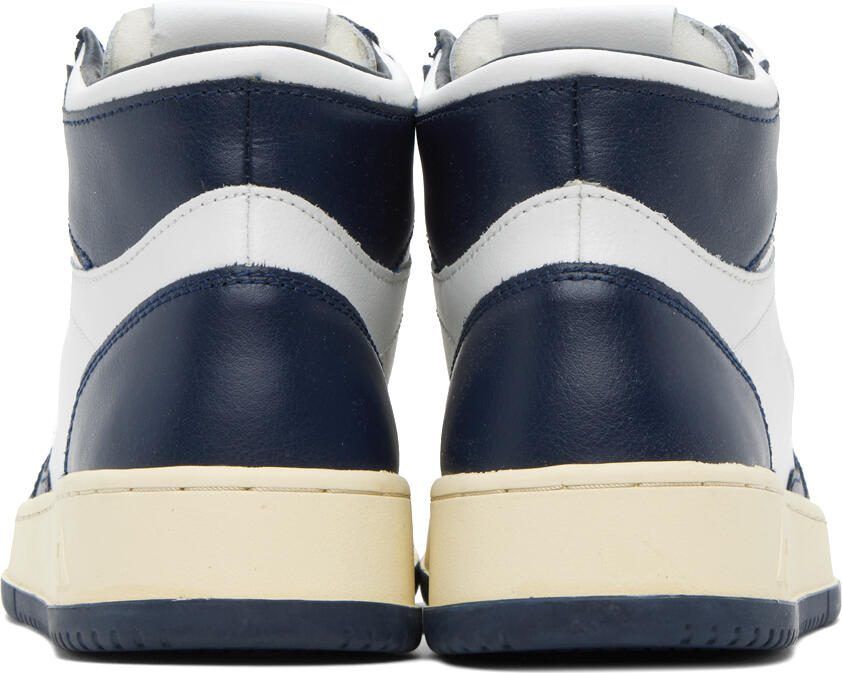 AUTRY Navy  White Medalist Sneakers