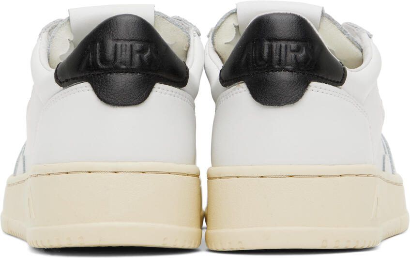 AUTRY White  Black Medalist Low Sneakers