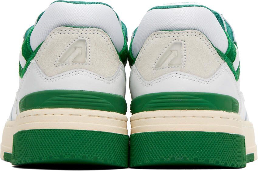 AUTRY White  Green CLC Sneakers