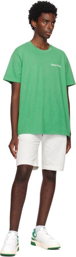 AUTRY White  Green CLC Sneakers - Picture 4