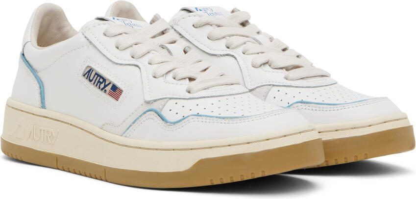 AUTRY White Open Low Sneakers - Picture 2