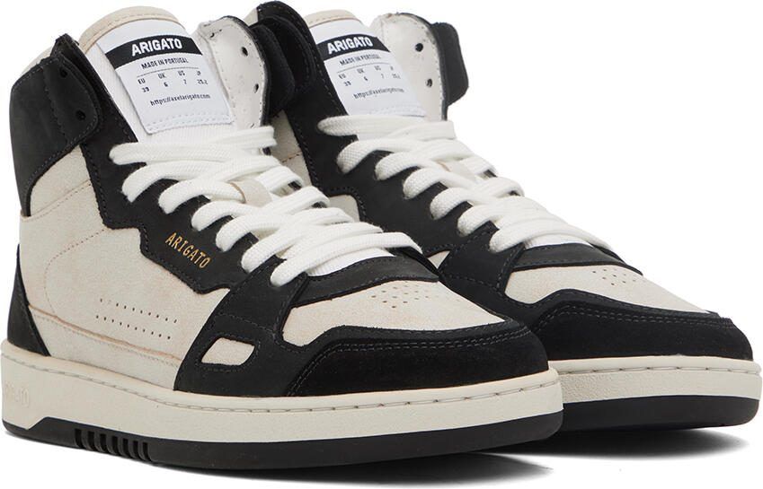 Axel Arigato Beige  Black Dice Hi Sneakers - Picture 2