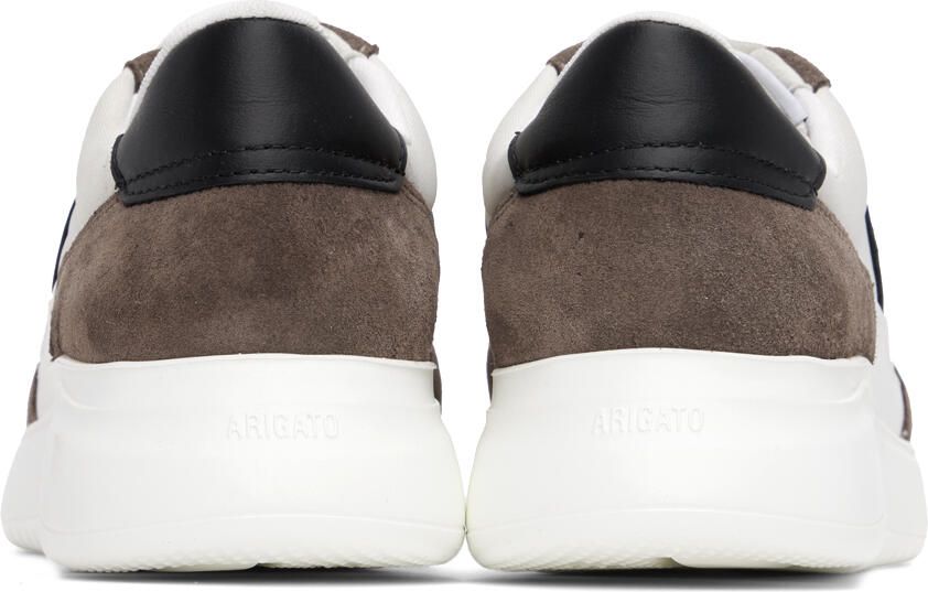 Axel Arigato Beige  Brown Genesis Vintage Runner Sneakers - Picture 4