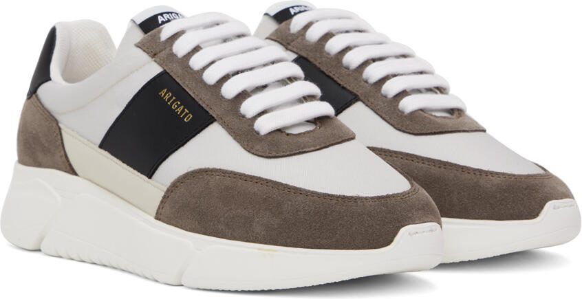 Axel Arigato Beige  Brown Genesis Vintage Sneakers - Picture 2