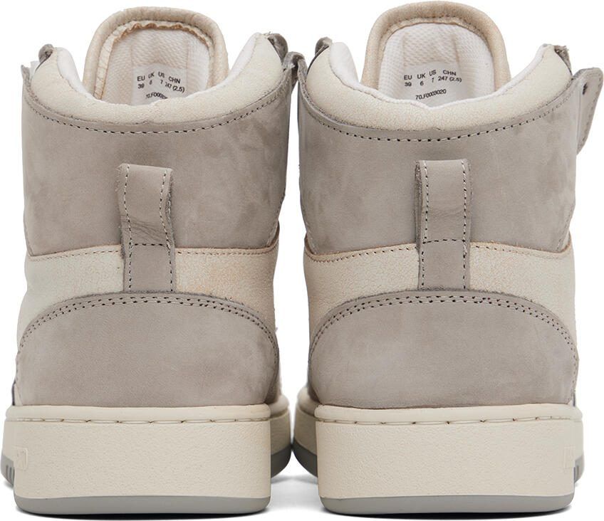 Axel Arigato Beige  Gray Dice Hi Sneakers