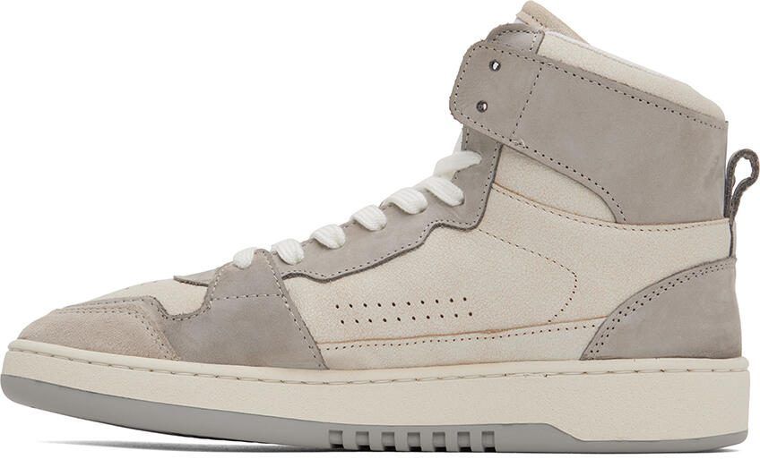 Axel Arigato Beige  Gray Dice Hi Sneakers - Picture 3