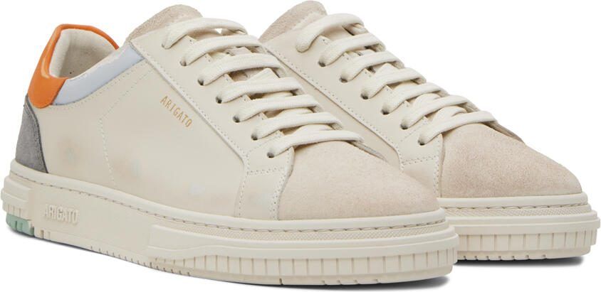Axel Arigato Beige  Orange Atlas Sneakers - Picture 2