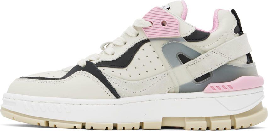 Axel Arigato Beige  Pink Astro Sneakers - Picture 3