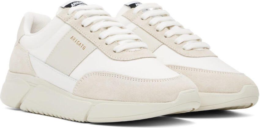 Axel Arigato Beige  White Genesis Vintage Runner Sneakers - Picture 2