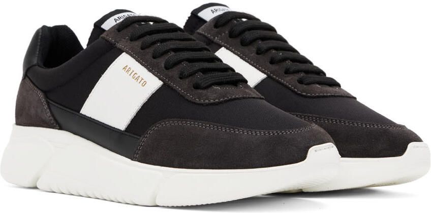 Axel Arigato Black  White Genesis Vintage Runner Sneakers - Picture 2