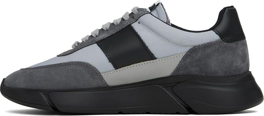 Axel Arigato Gray  Black Genesis Vintage Sneakers - Picture 3