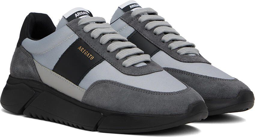 Axel Arigato Gray  Black Genesis Vintage Sneakers - Picture 2