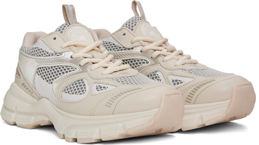 Axel Arigato Gray  Off-White Marathon Sneakers - Picture 2