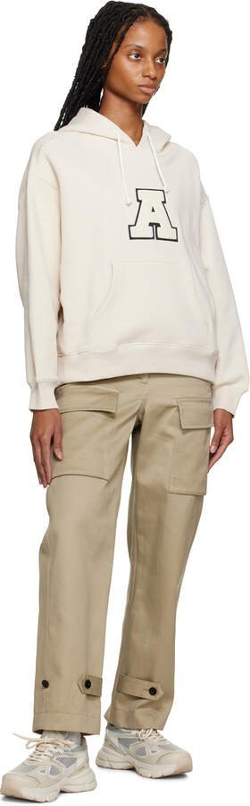 Axel Arigato Gray  Off-White Marathon Sneakers - Picture 4
