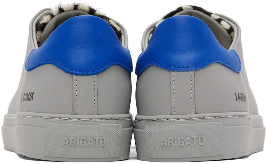 Axel Arigato Grey  Blue Clean 90 Triple Animal Sneakers