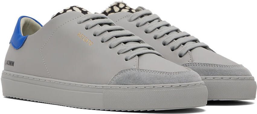 Axel Arigato Grey  Blue Clean 90 Triple Animal Sneakers - Picture 3