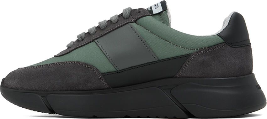 Axel Arigato Khaki  Gray Dice Lo Sneakers - Picture 3