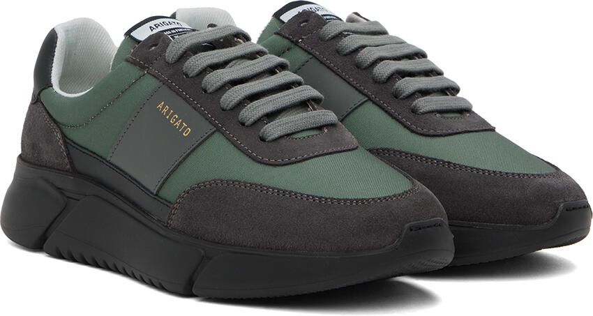 Axel Arigato Khaki  Gray Dice Lo Sneakers - Picture 2