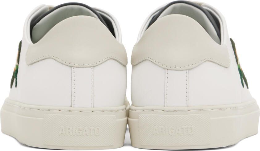 Axel Arigato White  Beige Clean 90 Triple Bee Bird Sneakers