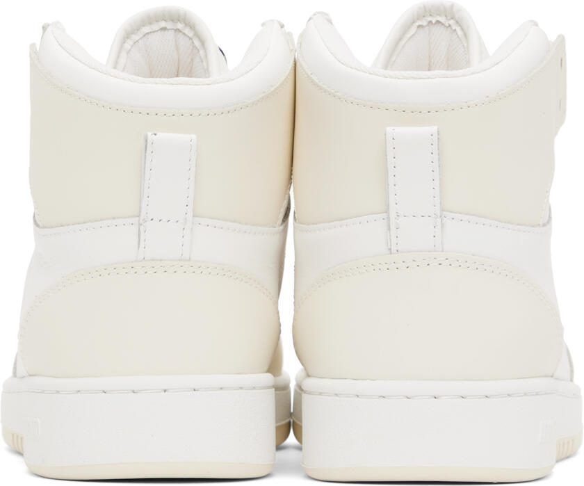 Axel Arigato White  Beige Dice Hi Sneakers