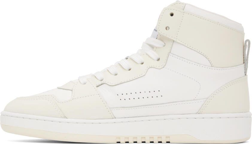 Axel Arigato White  Beige Dice Hi Sneakers - Picture 3