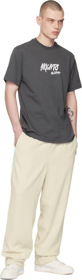 Axel Arigato White  Beige Dice Hi Sneakers - Picture 4