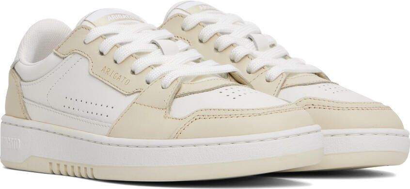 Axel Arigato White  Beige Dice Lo Sneakers - Picture 2