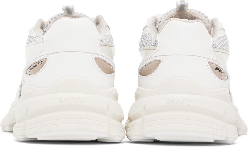 Axel Arigato White  Beige Marathon Sneakers