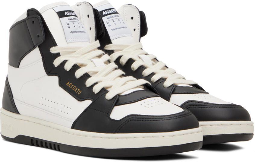 Axel Arigato White  Black Dice Hi Sneakers - Picture 2