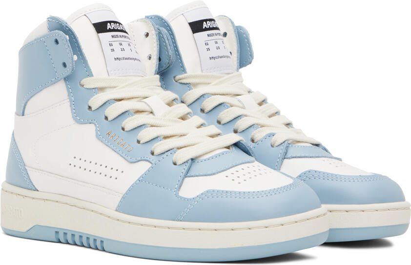 Axel Arigato White  Blue Dice Hi Sneakers - Picture 2