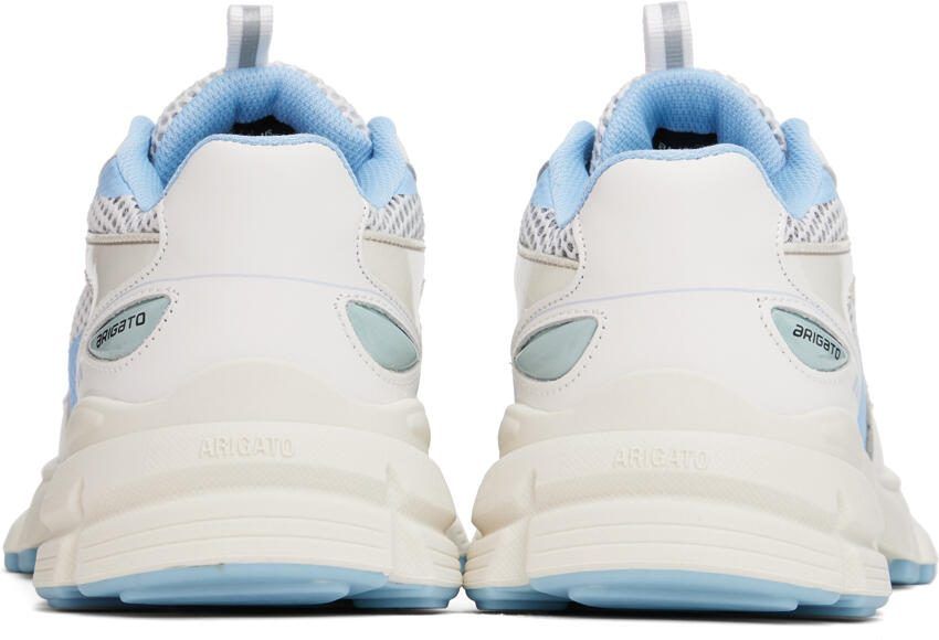Axel Arigato White  Blue Marathon Sneakers