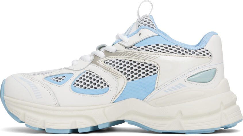 Axel Arigato White  Blue Marathon Sneakers - Picture 3