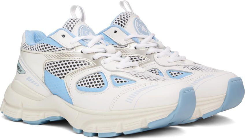 Axel Arigato White  Blue Marathon Sneakers - Picture 2
