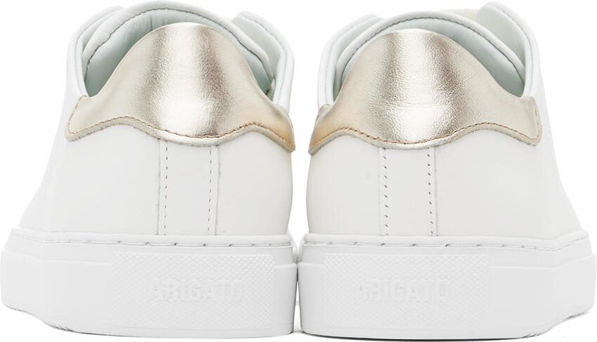 Axel Arigato White  Gold Clean 90 Contrast Sneakers