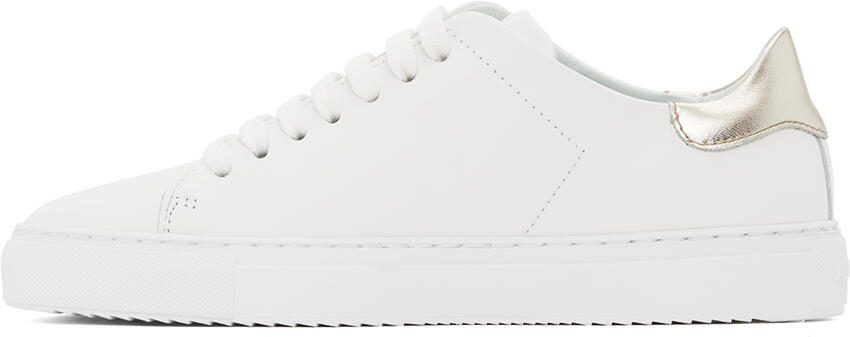 Axel Arigato White  Gold Clean 90 Contrast Sneakers - Picture 3